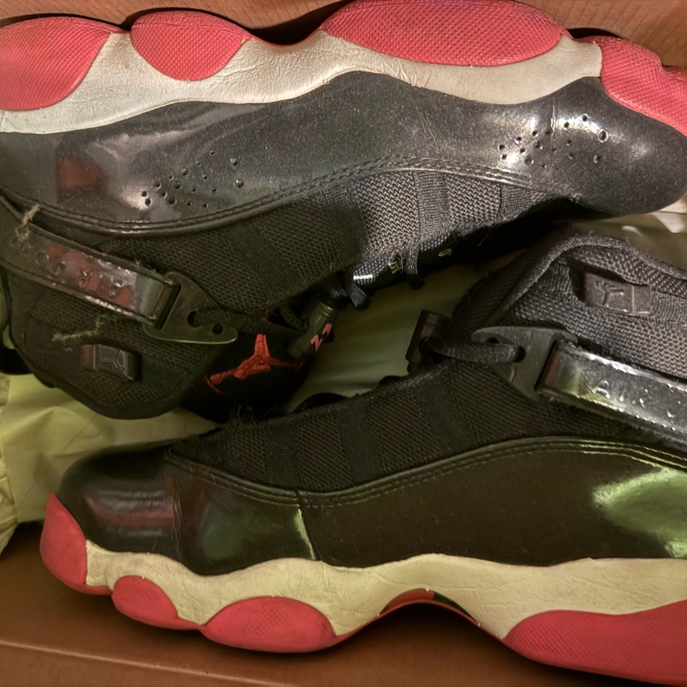 Kids Black and Pink Sneakers